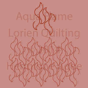 Aqua Flame Lorien Quilting